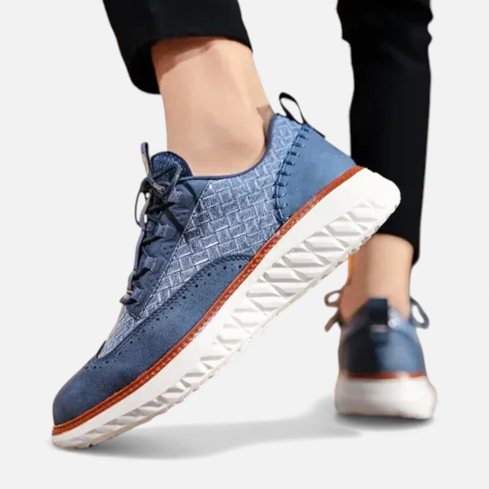 Zapatillas con detalle tejido, vista