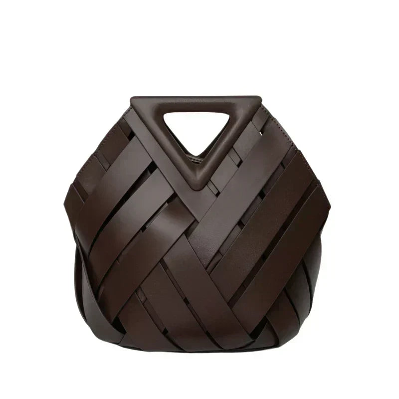 Julieta bolso de mano marrón oscuro