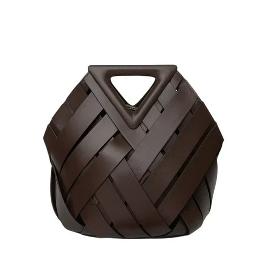 Julieta bolso de mano marrón oscuro