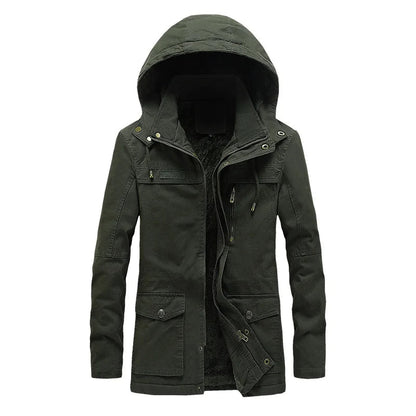 Adriano chaqueta de algodón en verde