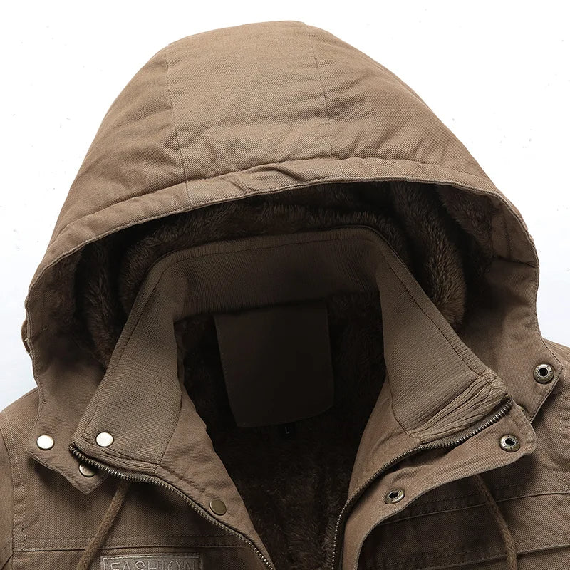 Adriano chaqueta de algodón, vista