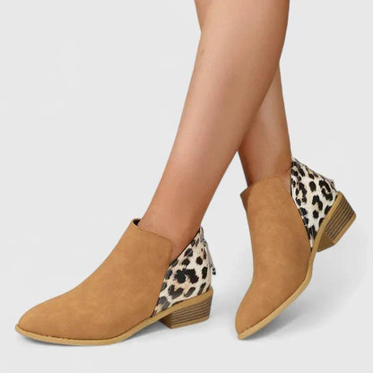 Botines Rosa puestos