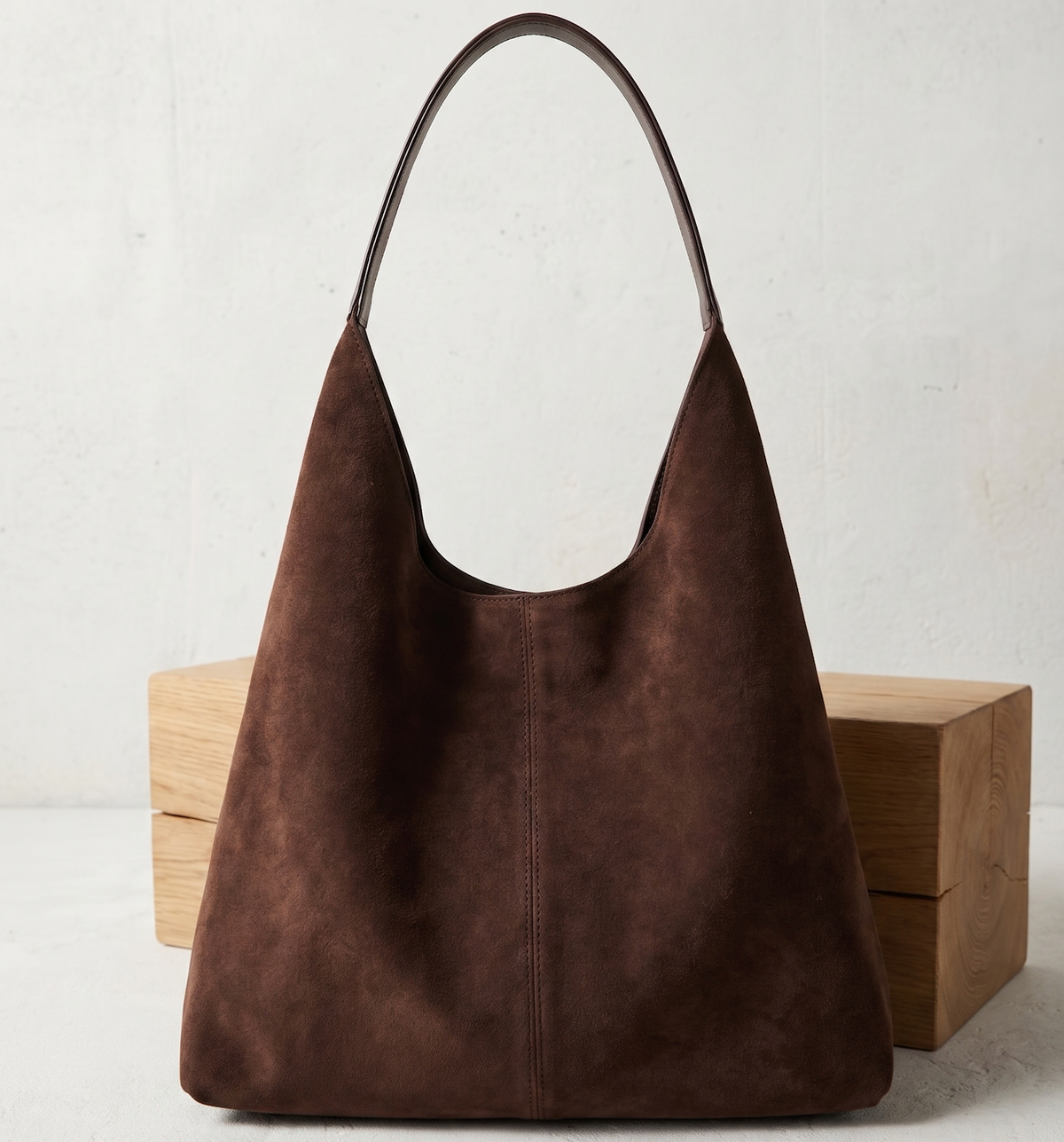 Sabina bolso hobo color café, vista frontal