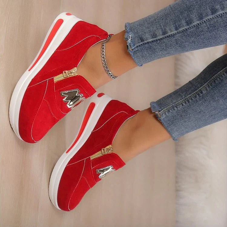 Alicia zapatillas rojo
