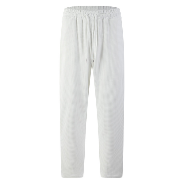 Bruno | Pantalón de Punto Waffle con Cordón