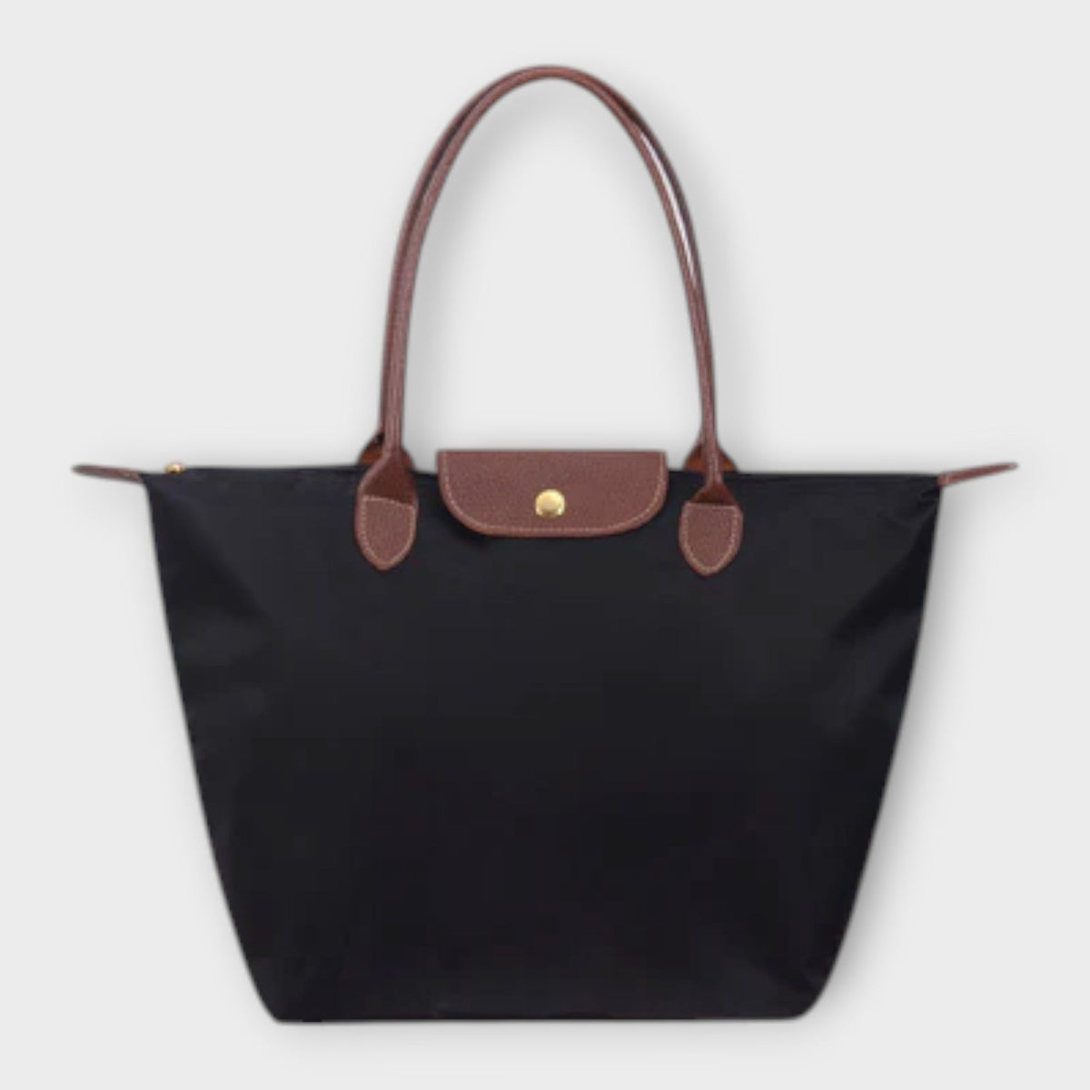 Teresa bolso de hombro de tela oxford negro