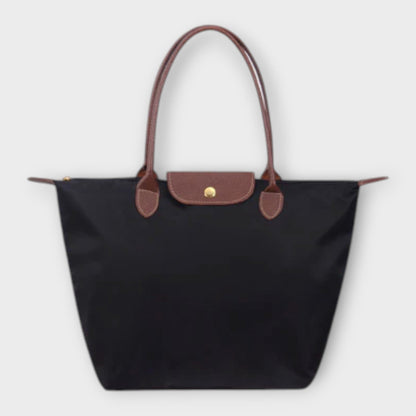 Teresa bolso de hombro de tela oxford negro