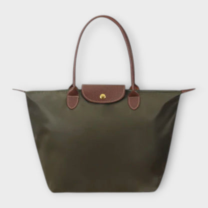 Teresa bolso de hombro de tela oxford verde