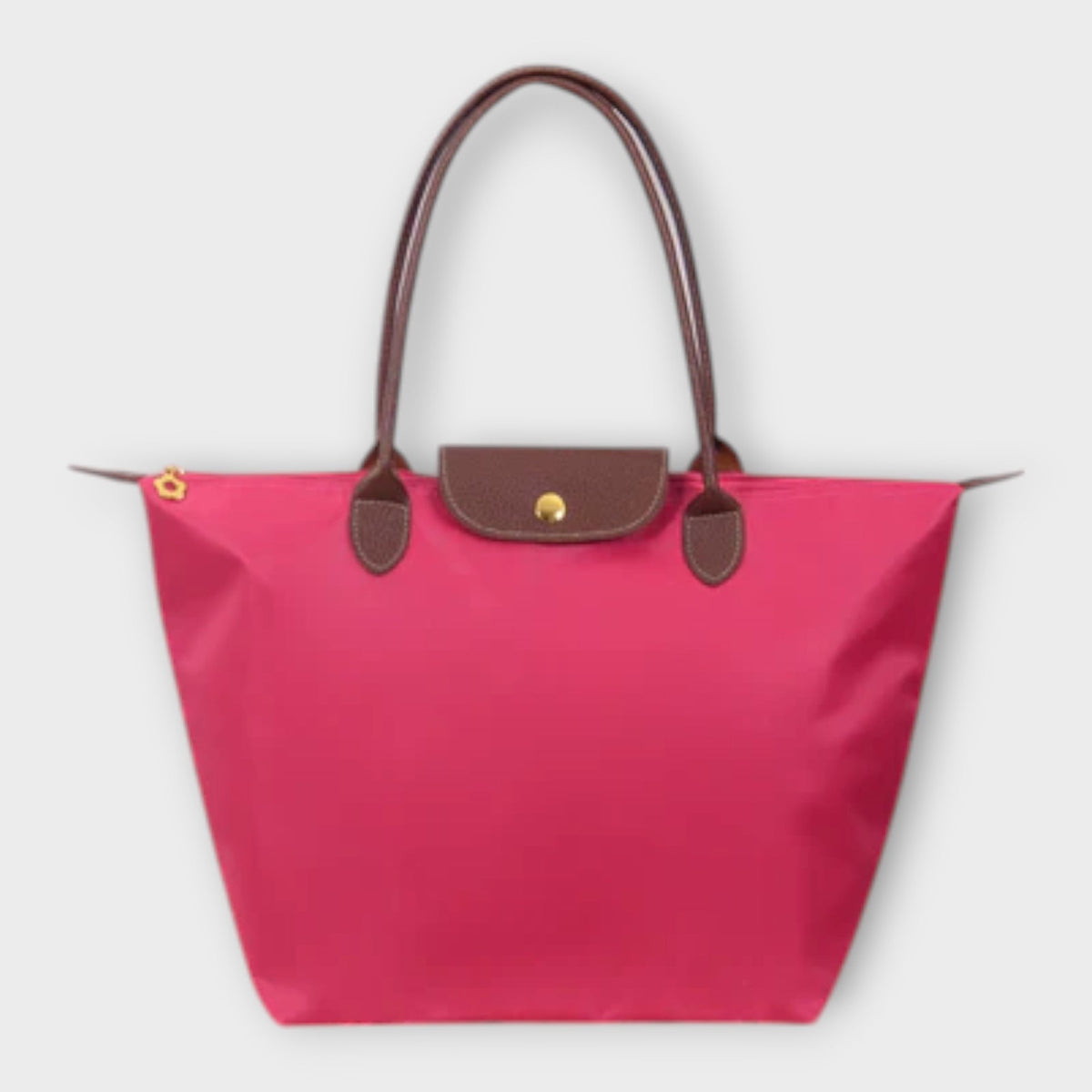 Teresa bolso de hombro de tela oxford rosa