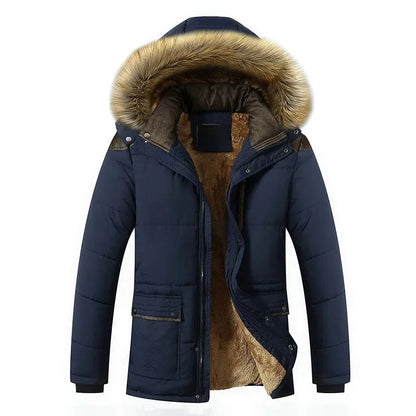 Alfonso chaqueta polar acolchada en azul