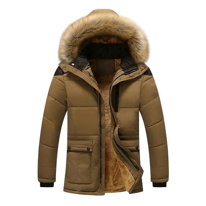 Alfonso chaqueta polar acolchada en caqui