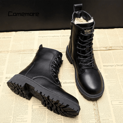 Botas Victoria, detalle del forro de pelo